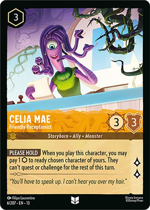 Celia Mae - Friendly Receptionist (6/207) [Attack of the Vine!] | Total Play