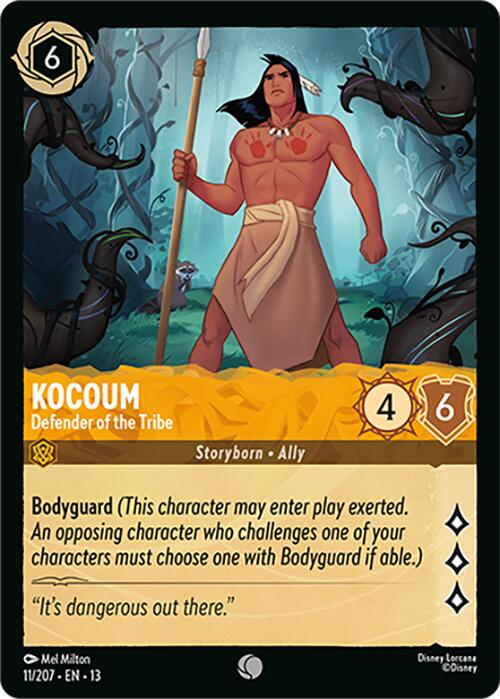 Kocoum - Defender of the Tribe (11/207) [Attack of the Vine!] | Total Play