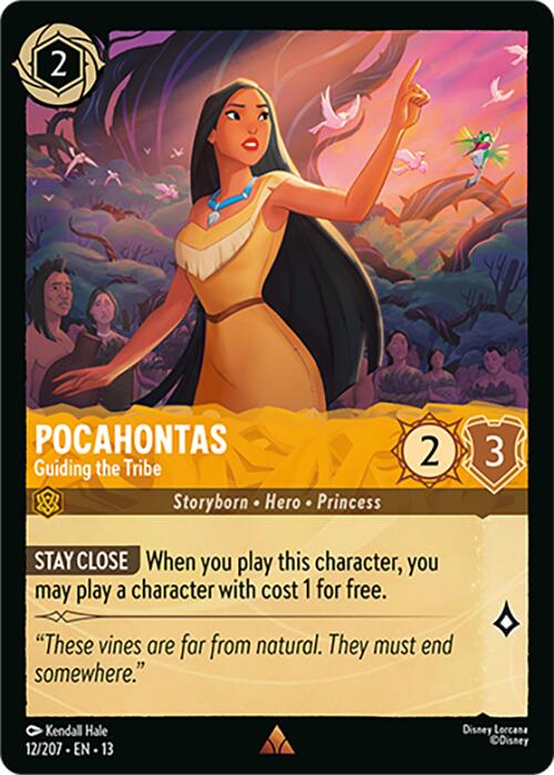Pocahontas - Guiding the Tribe (12/207) [Attack of the Vine!] | Total Play