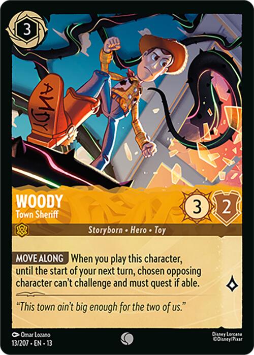 Woody - Town Sheriff (13/207) [Attack of the Vine!] | Total Play
