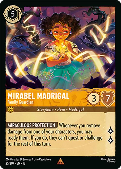 Mirabel Madrigal - Family Guardian (25/207) [Attack of the Vine!] | Total Play