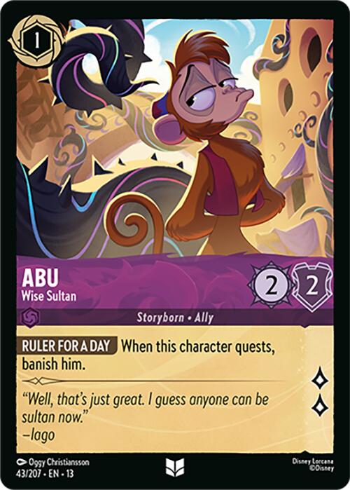Abu - Wise Sultan (43/207) [Attack of the Vine!] | Total Play