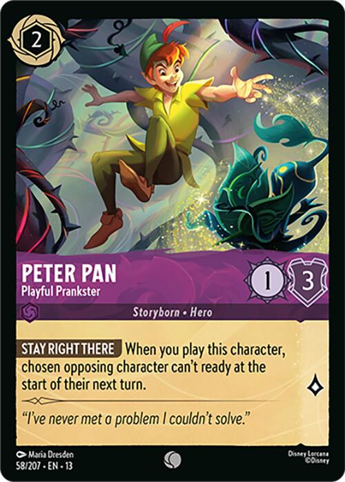 Peter Pan - Playful Prankster (58/207) [Attack of the Vine!] | Total Play