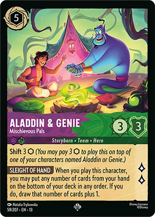 Aladdin & Genie - Mischievous Pals (59/207) [Attack of the Vine!] | Total Play