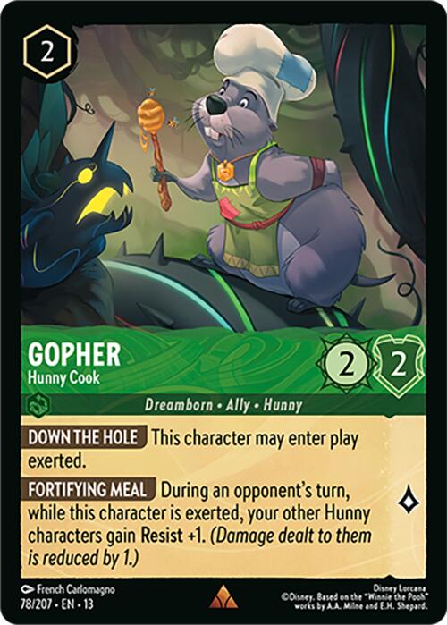 Gopher - Hunny Cook (78/207) [Attack of the Vine!] | Total Play