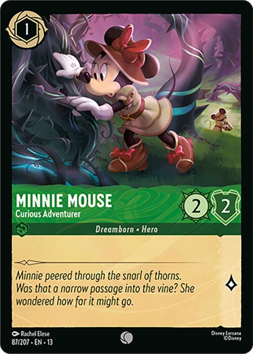 Minnie Mouse - Curious Adventurer (87/207) [Attack of the Vine!] | Total Play