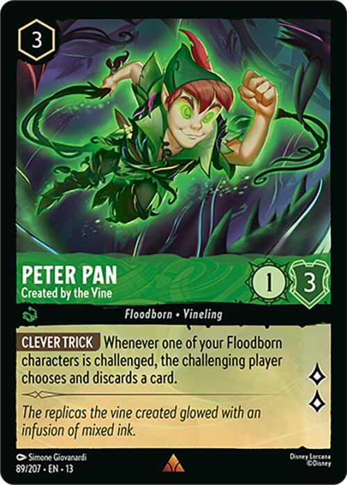 Peter Pan - Created by the Vine (89/207) [Attack of the Vine!] | Total Play