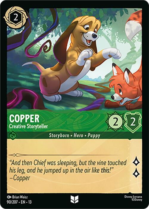 Copper - Creative Storyteller (90/207) [Attack of the Vine!] | Total Play