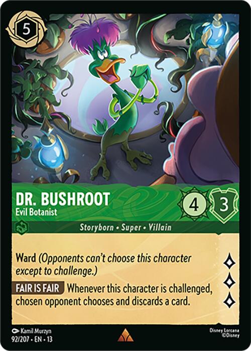 Dr. Bushroot - Evil Botanist (92/207) [Attack of the Vine!] | Total Play