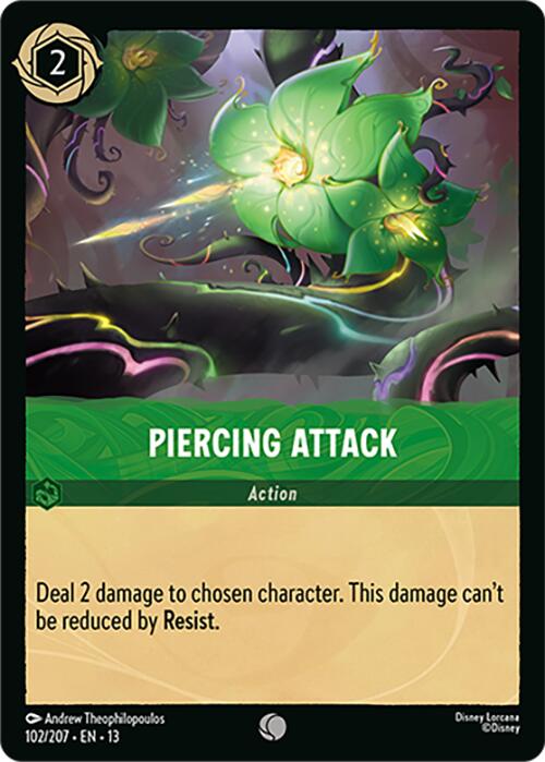 Piercing Attack (102/207) [Attack of the Vine!] | Total Play