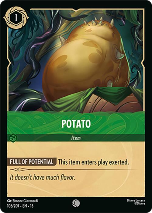 Potato (105/207) [Attack of the Vine!] | Total Play