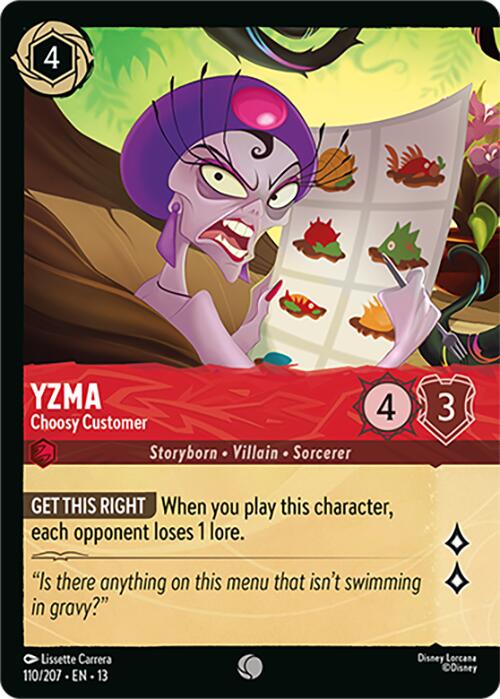 Yzma - Choosy Customer (Foil) (110/204) [Attack of the Vine!] | Total Play