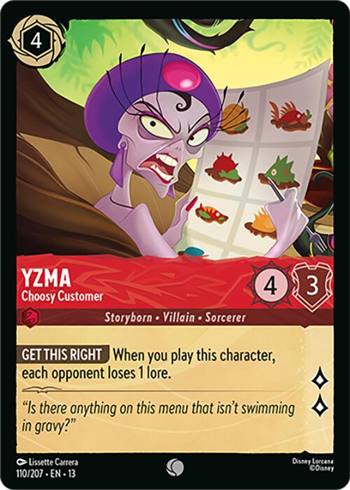 Yzma - Choosy Customer (110/204) [Attack of the Vine!] | Total Play