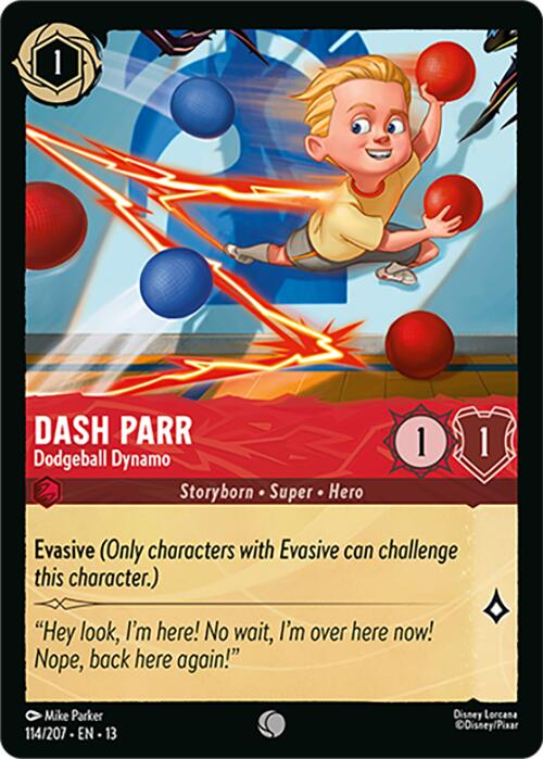 Dash Parr - Dodgeball Dynamo (114/207) [Attack of the Vine!] | Total Play