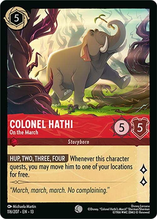 Colonel Hathi - On the March (116/207) [Attack of the Vine!] | Total Play