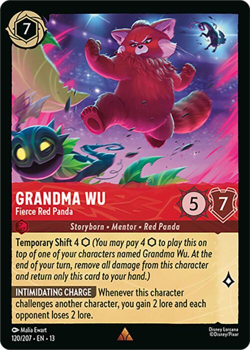 Grandma Wu - Fierce Red Panda (120/207) [Attack of the Vine!] | Total Play