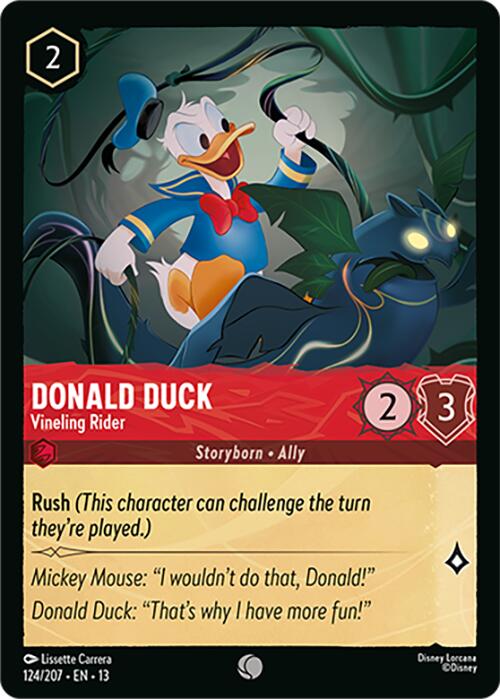 Donald Duck - Vineling Rider (124/207) [Attack of the Vine!] | Total Play