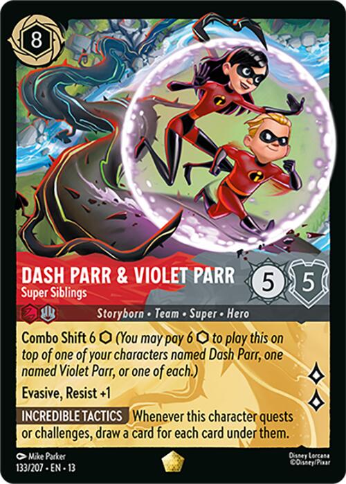 Dash Parr & Violet Parr - Super Siblings (133/207) [Attack of the Vine!] | Total Play