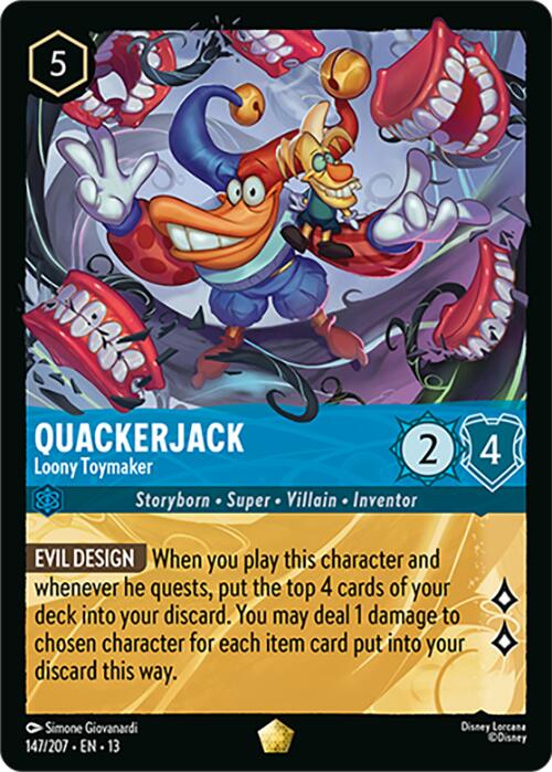 Quackerjack - Loony Toymaker (147/207) [Attack of the Vine!] | Total Play