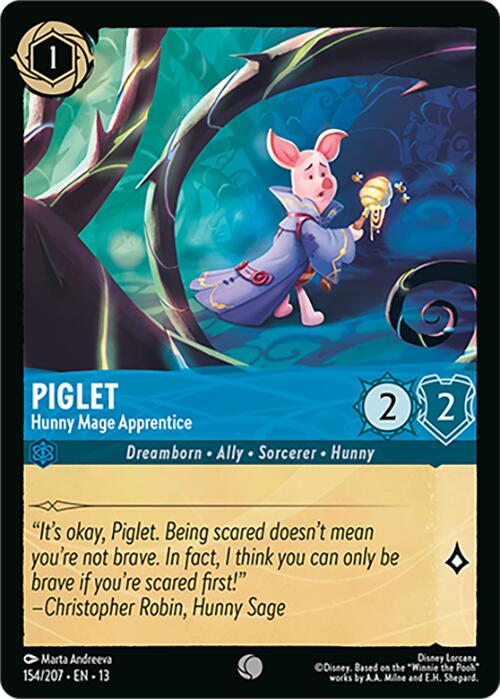 Piglet - Hunny Mage Apprentice (154/207) [Attack of the Vine!] | Total Play