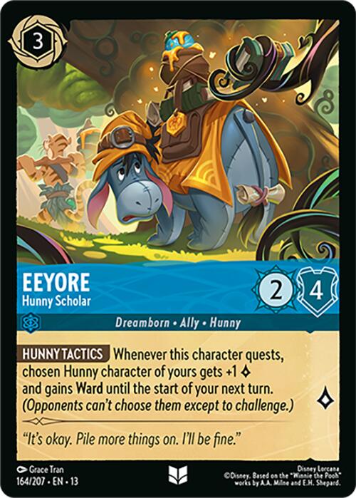 Eeyore - Hunny Scholar (164/207) [Attack of the Vine!] | Total Play