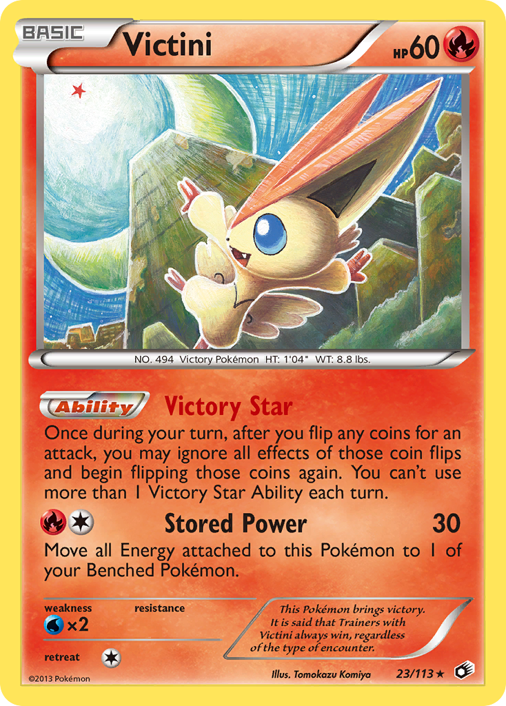 Victini (23/113) (Theme Deck Exclusive) [Black & White: Legendary Treasures] | Total Play