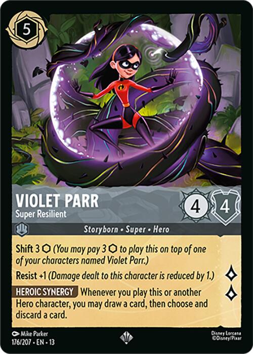 Violet Parr - Super Resilient (176/207) [Attack of the Vine!] | Total Play