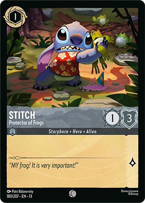 Stitch - Protector of Frogs (180/207) [Attack of the Vine!] | Total Play