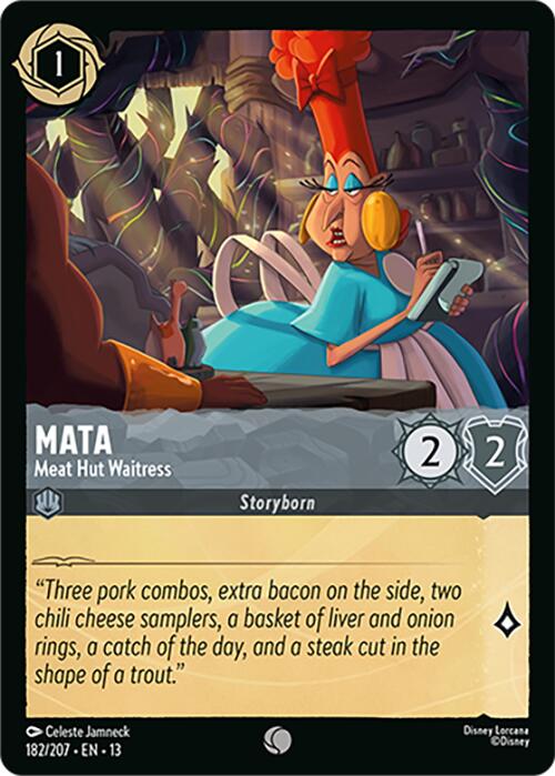 Mata - Meat Hut Waitress (182/207) [Attack of the Vine!] | Total Play