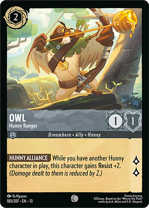 Owl - Hunny Ranger (185/207) [Attack of the Vine!] | Total Play