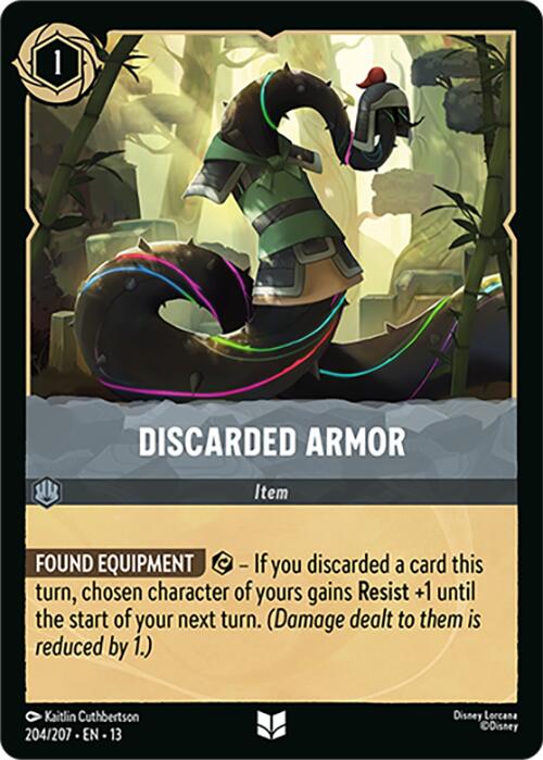 Discarded Armor (207/207) [Attack of the Vine!] | Total Play