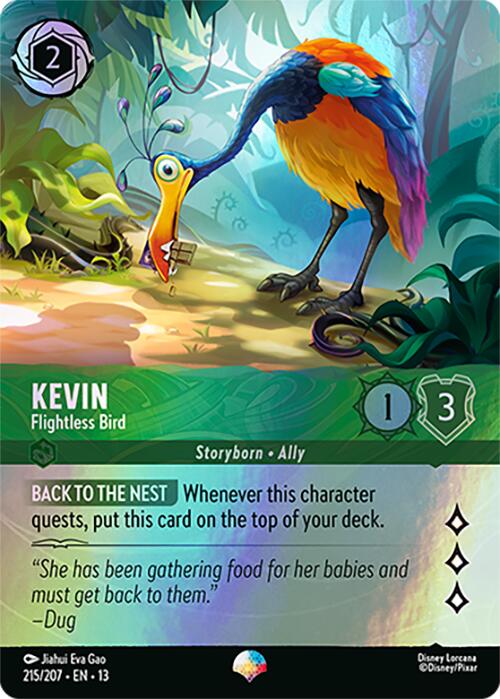 Kevin - Flightless Bird (Epic) (215/207) [Attack of the Vine!] | Total Play