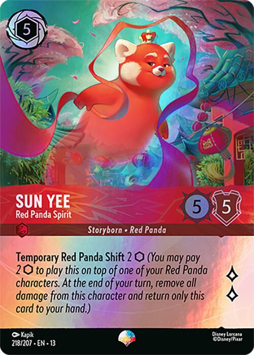 Sun Yee - Red Panda Spirit (Epic) (218/207) [Attack of the Vine!] | Total Play