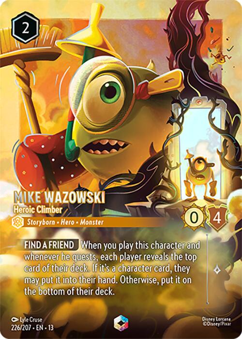 Mike Wazowski - Heroic Climber (Enchanted) (226/207) [Attack of the Vine!] | Total Play