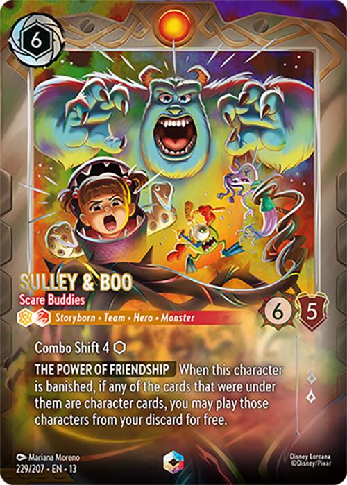 Sulley & Boo - Scare Buddies (Enchanted) (229/207) [Attack of the Vine!] | Total Play