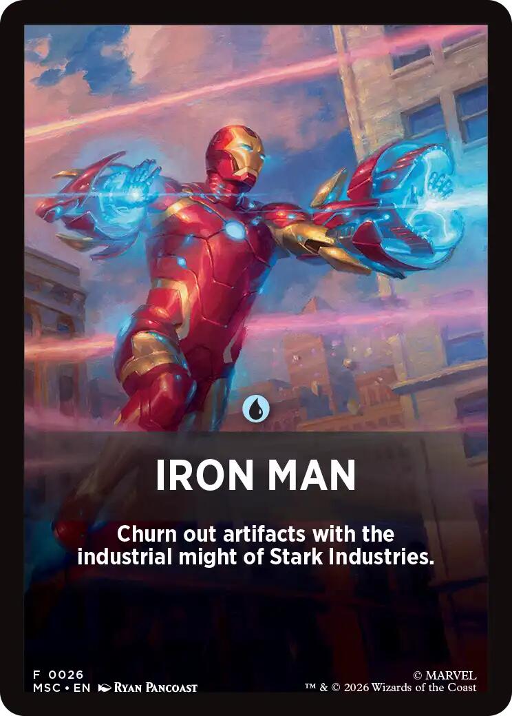 Iron Man Theme Card [Marvel Super Heroes Commander] | Total Play