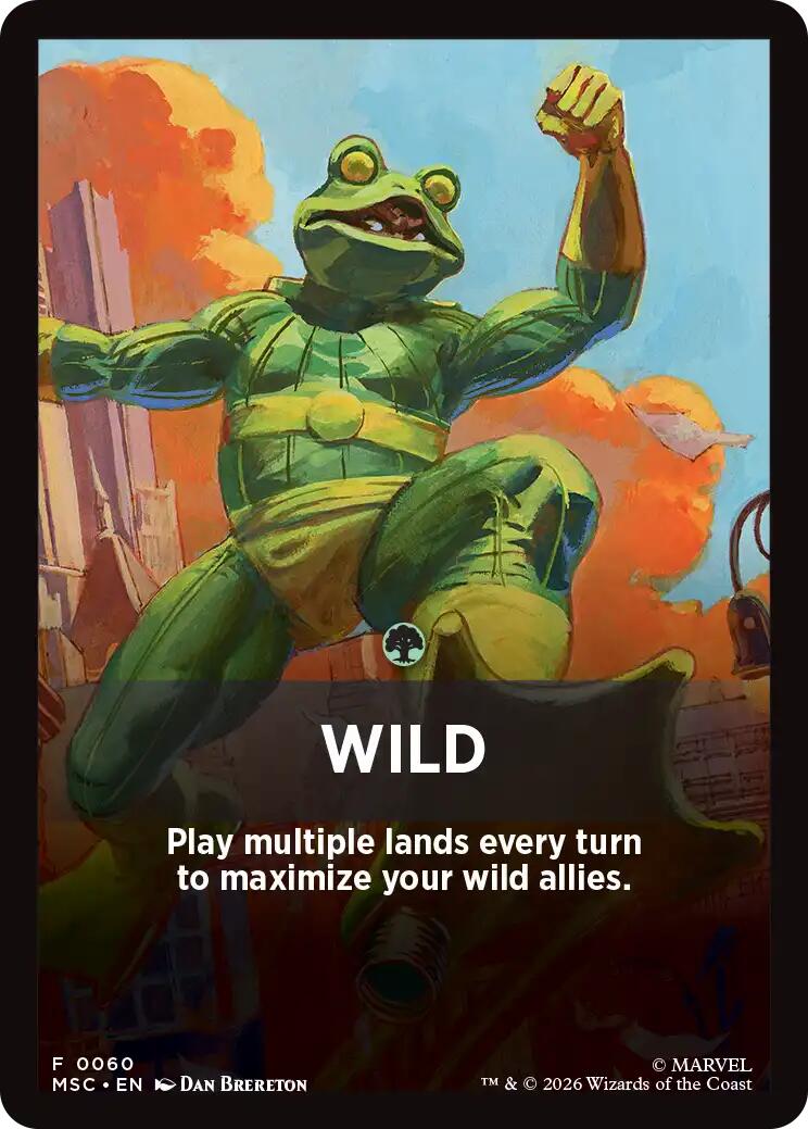Wild Theme Card [Marvel Super Heroes Commander] | Total Play