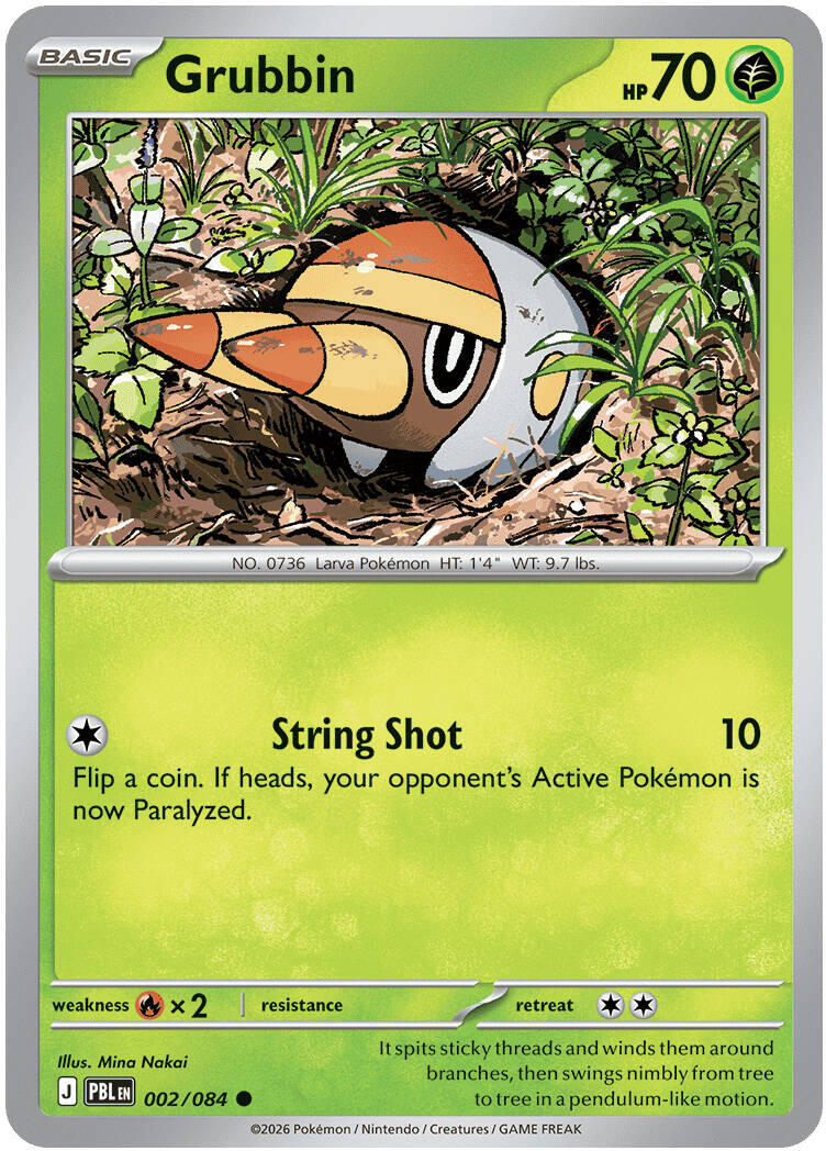 Grubbin (002/084) [Mega Evolution: Pitch Black] | Total Play