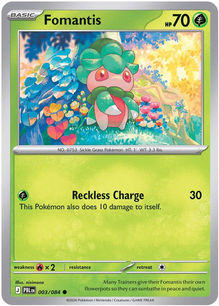 Fomantis (003/084) [Mega Evolution: Pitch Black] | Total Play