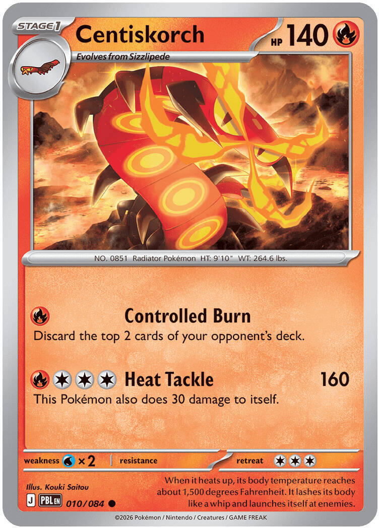 Centiskorch (010/084) [Mega Evolution: Pitch Black] | Total Play