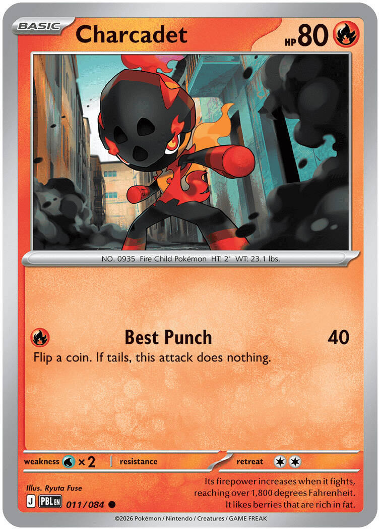 Charcadet (011/084) [Mega Evolution: Pitch Black] | Total Play