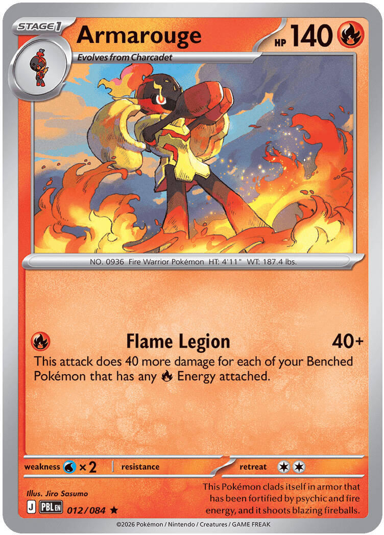 Armarouge (012/084) [Mega Evolution: Pitch Black] | Total Play