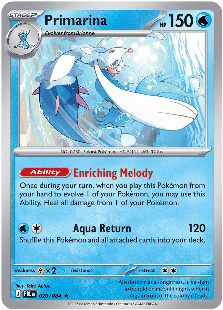 Primarina (020/084) [Mega Evolution: Pitch Black] | Total Play