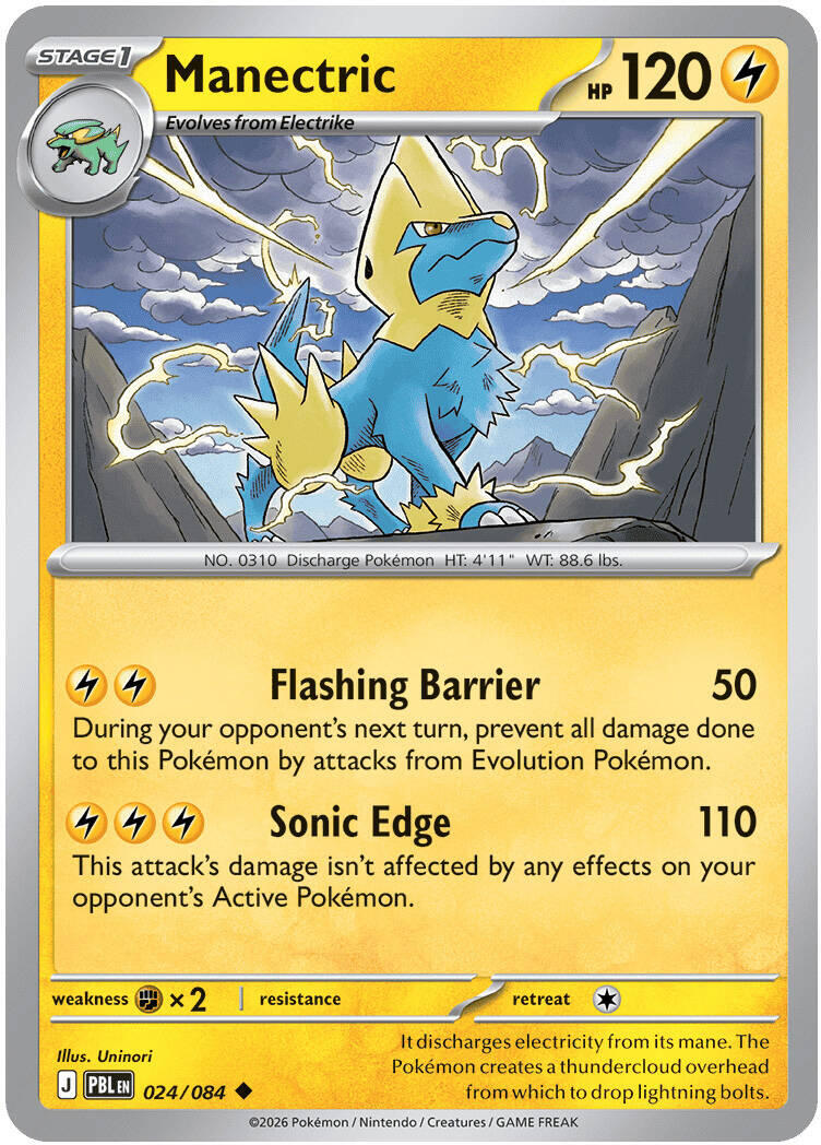 Manectric (024/084) [Mega Evolution: Pitch Black] | Total Play
