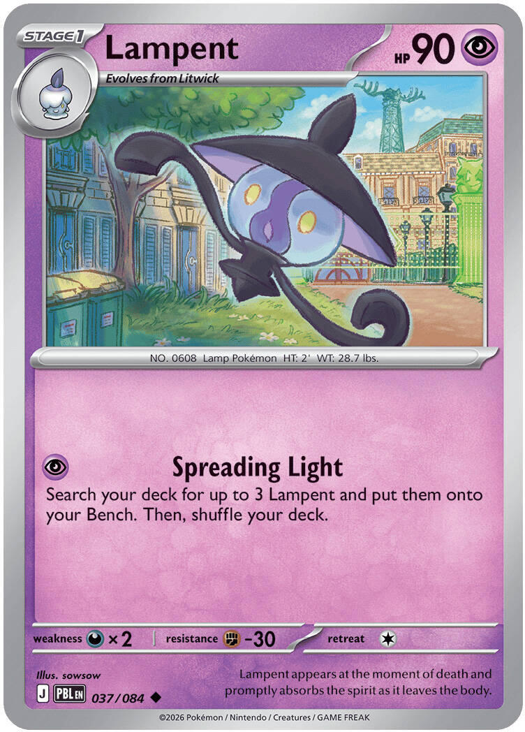 Lampent (037/084) [Mega Evolution: Pitch Black] | Total Play
