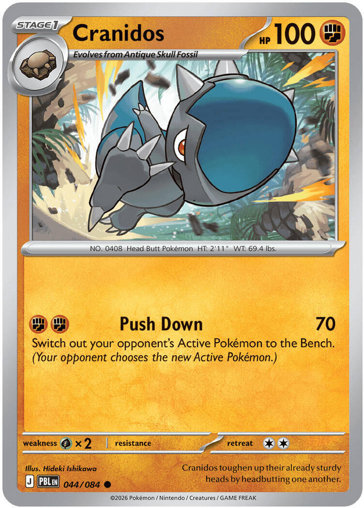 Cranidos (044/084) [Mega Evolution: Pitch Black] | Total Play