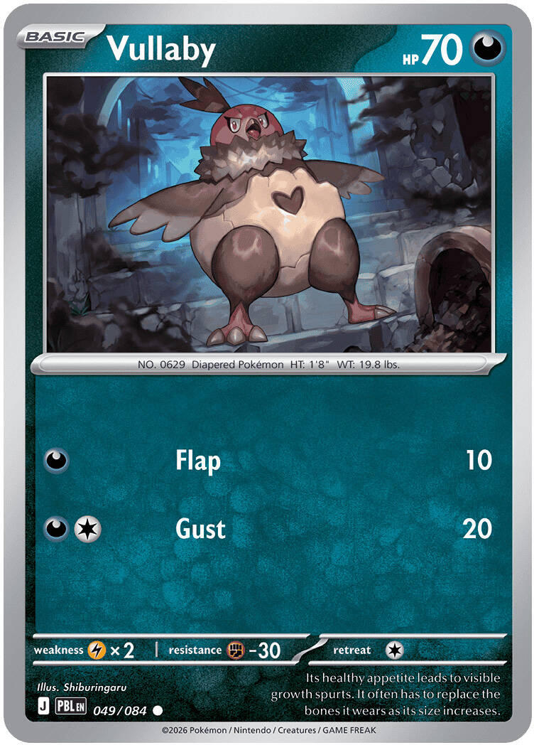 Vullaby (049/084) [Mega Evolution: Pitch Black] | Total Play