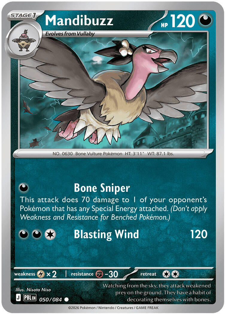 Mandibuzz (050/084) [Mega Evolution: Pitch Black] | Total Play