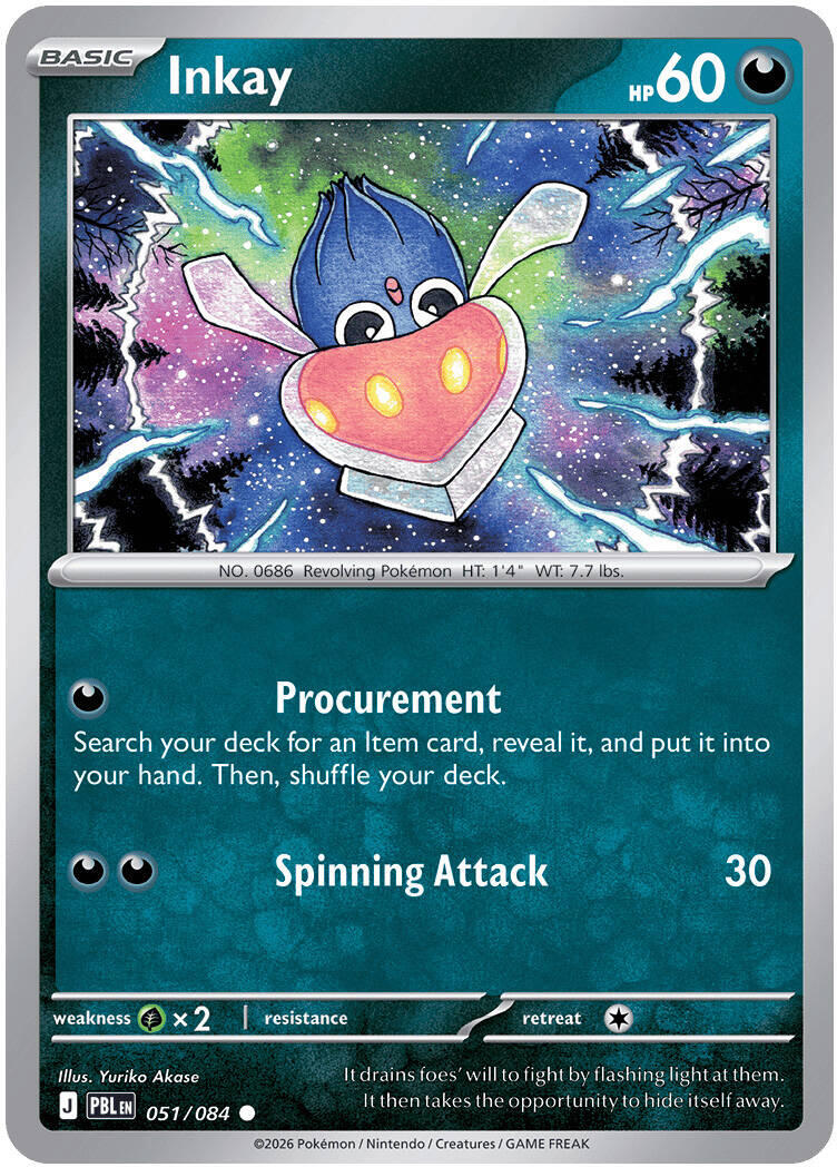 Inkay (051/084) [Mega Evolution: Pitch Black] | Total Play