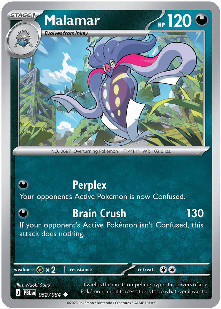 Malamar (052/084) [Mega Evolution: Pitch Black] | Total Play
